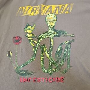 Nirvana Unplugged Graphic T-Shirt "INCESTICIDE"